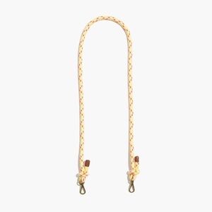Madewell The Shoulder Bag Strap: Rope Edition in Multi Neon Orange Yellow